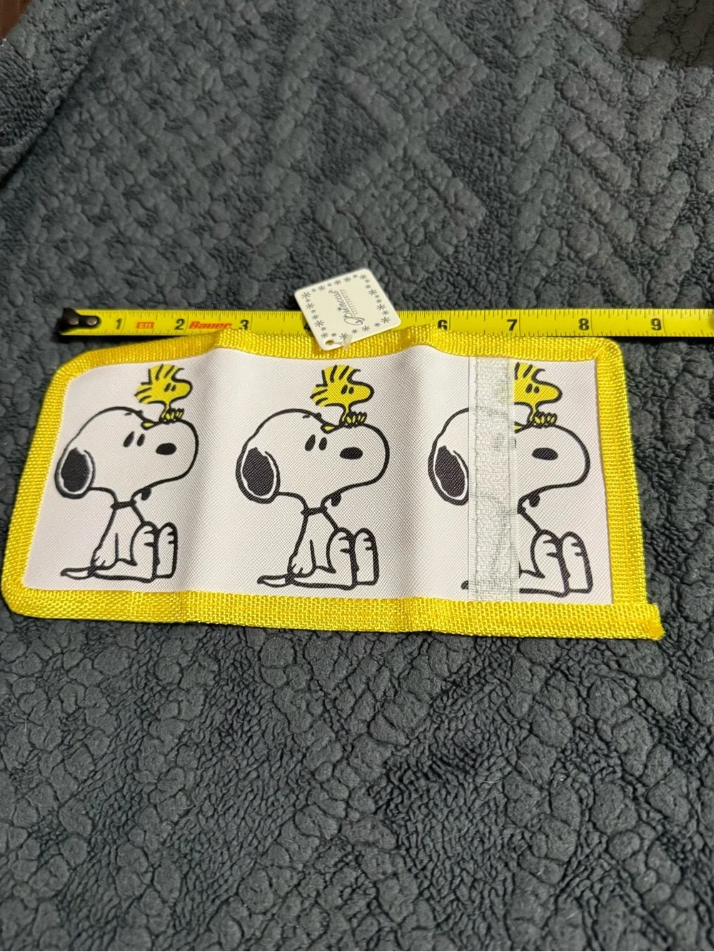 Source Unknown Yellow and White Snoopy Kids Wallet